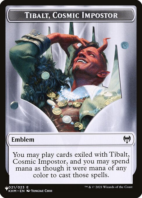 Tibalt, Cosmic Impostor Emblem (PLST) (TKHM-21)