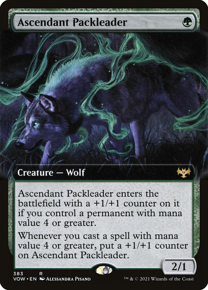 Ascendant Packleader (VOW) (383) / Extended Art
