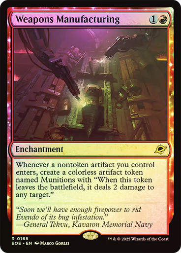 Weapons Manufacturing (EOE) (168) / Foil