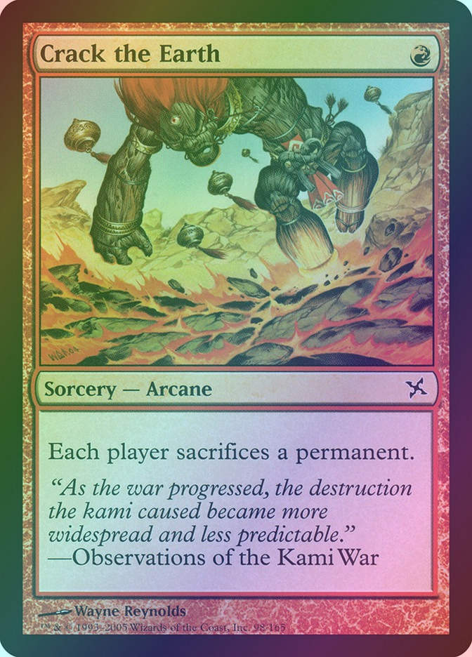 Crack the Earth (BOK) (98) / Foil
