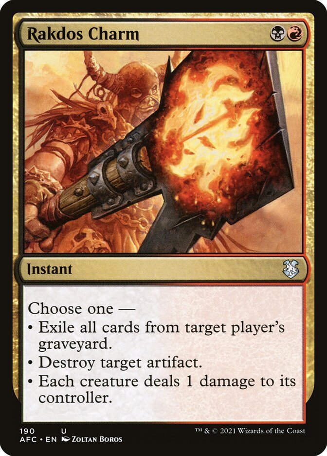 Rakdos Charm (AFC) (190)