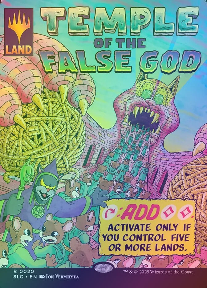 Temple of the False God (SLC) (20) / Borderless / Foil