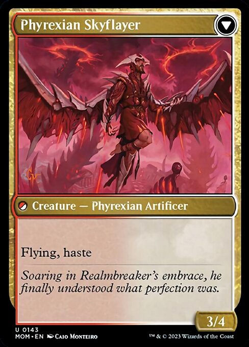 Harried Artisan // Phyrexian Skyflayer (mom) — cara 2 de 2