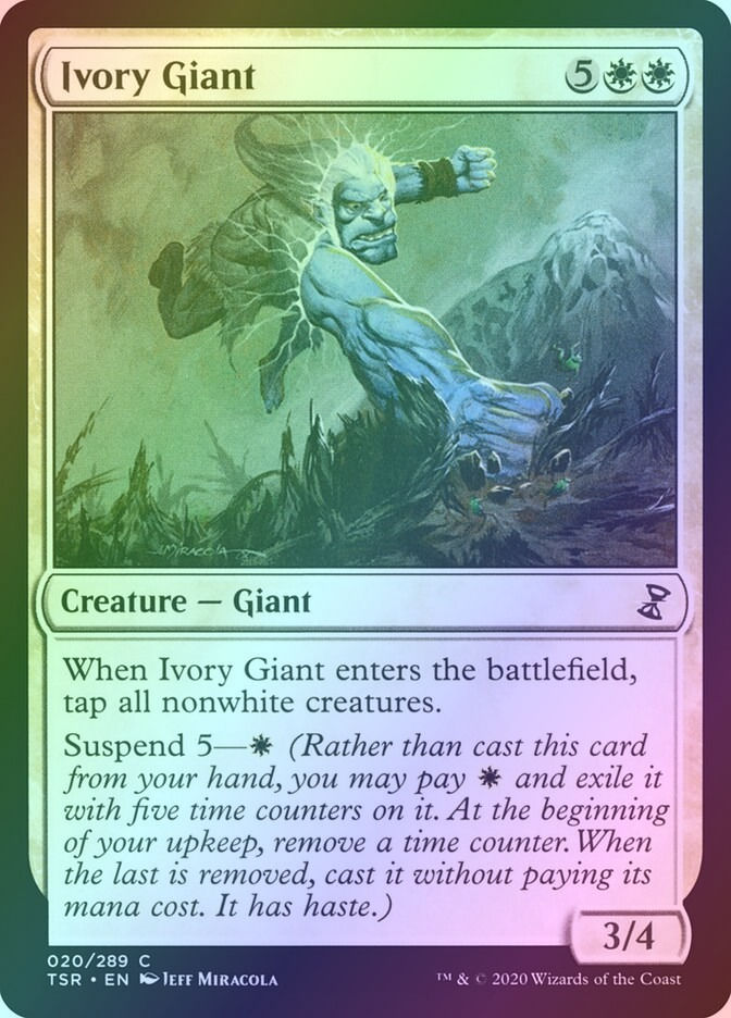 Ivory Giant (TSR) (20) / Foil