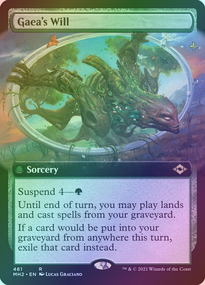 Gaea's Will (MH2) (461) / Extended Art / Foil
