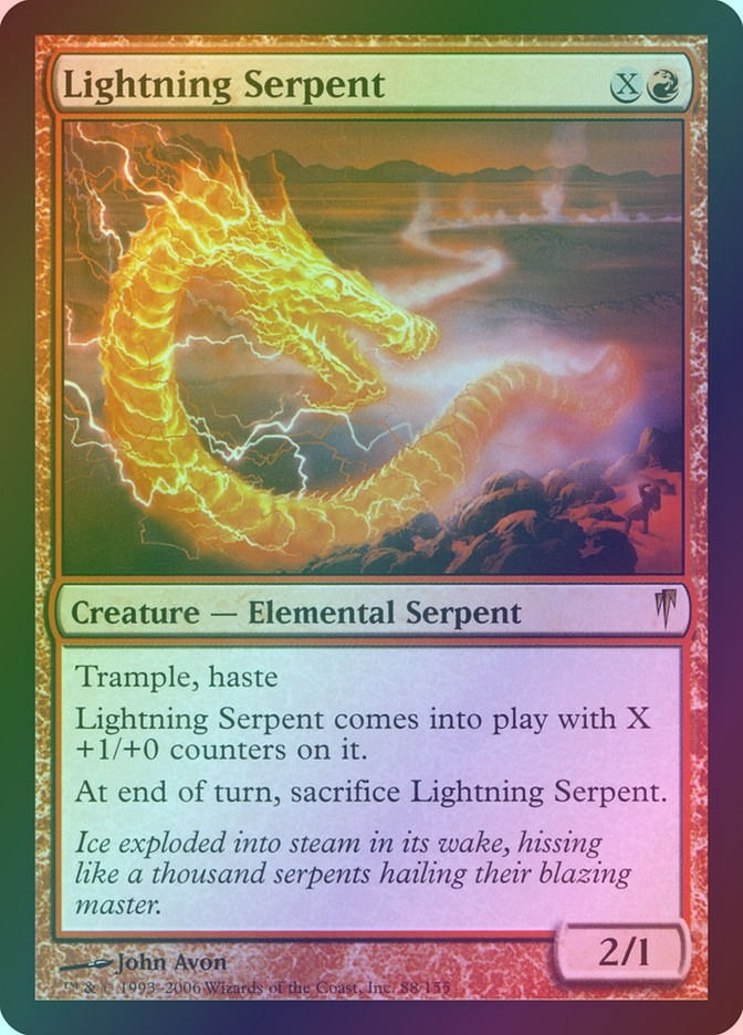 Lightning Serpent (CSP) (88) / Foil