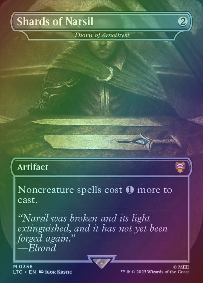 Thorn of Amethyst (LTC) (356) / Borderless / Foil