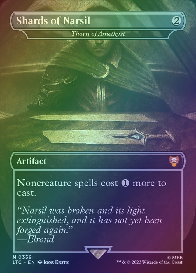 Thorn of Amethyst (LTC) (356) / Borderless / Foil