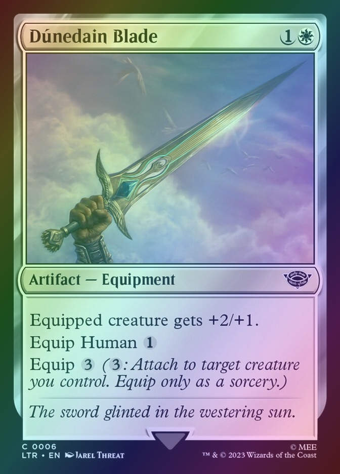 Dúnedain Blade (LTR) (6) / Foil