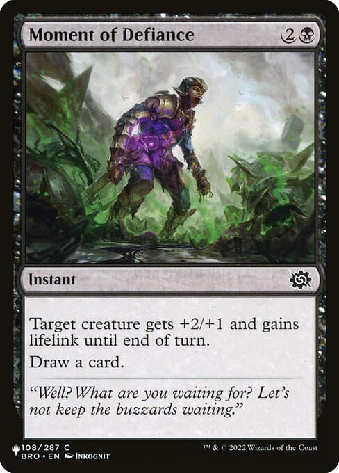 Moment of Defiance (PLST) (BRO-108)