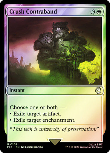 Crush Contraband (pip) (158) / Foil