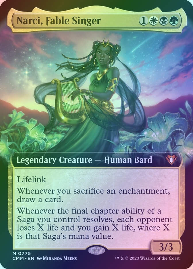 Narci, Fable Singer (CMM) (775) / Extended Art / Foil