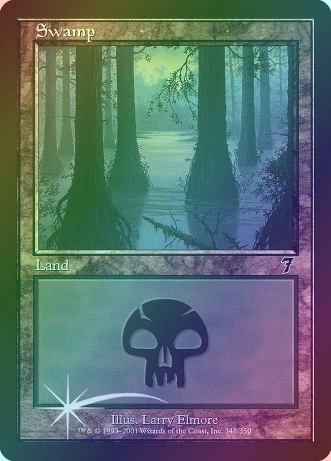 Swamp (7ED) (348★) / Foil