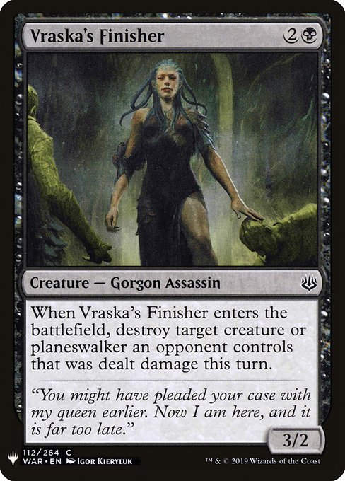 Vraska's Finisher (PLST) (WAR-112)