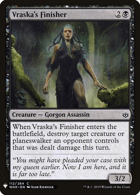 Vraska's Finisher (PLST) (WAR-112)
