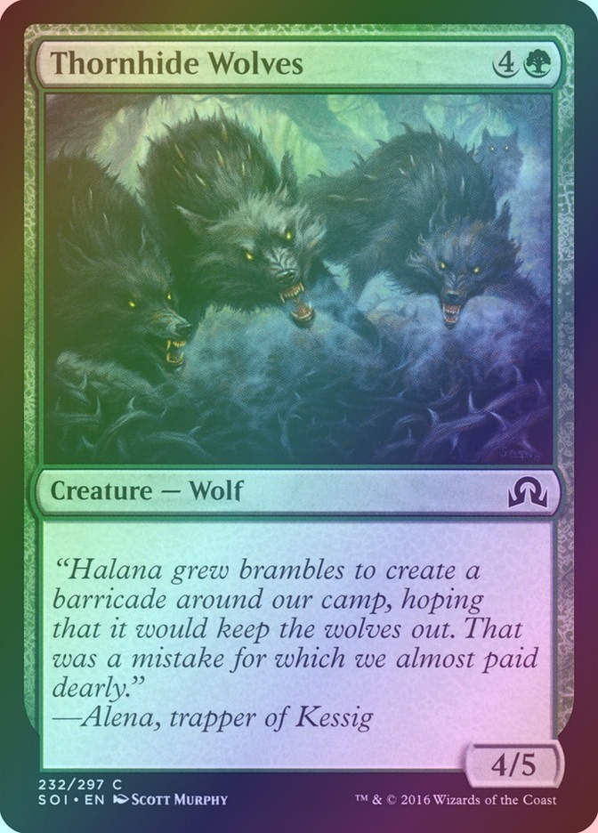Thornhide Wolves (SOI) (232) / Foil