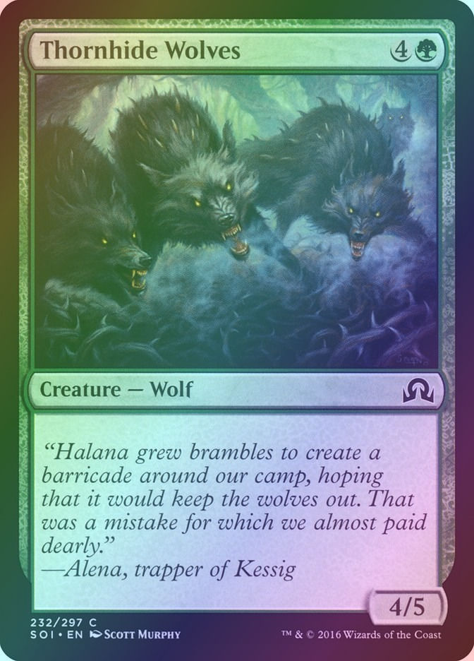 Thornhide Wolves (SOI) (232) / Foil