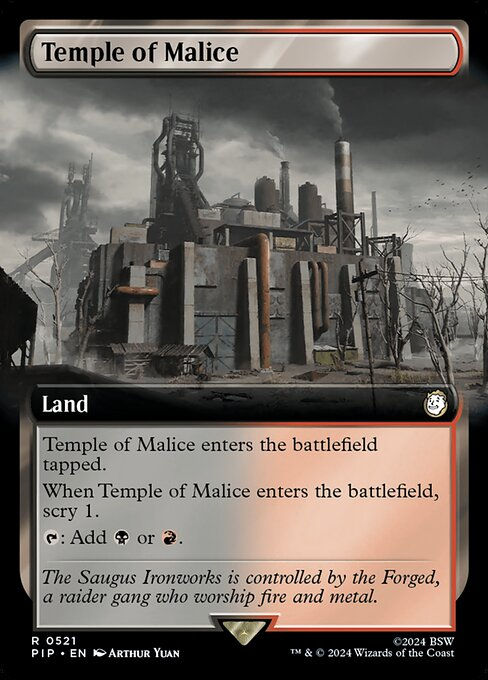 Temple of Malice (pip) (521) / Extended Art