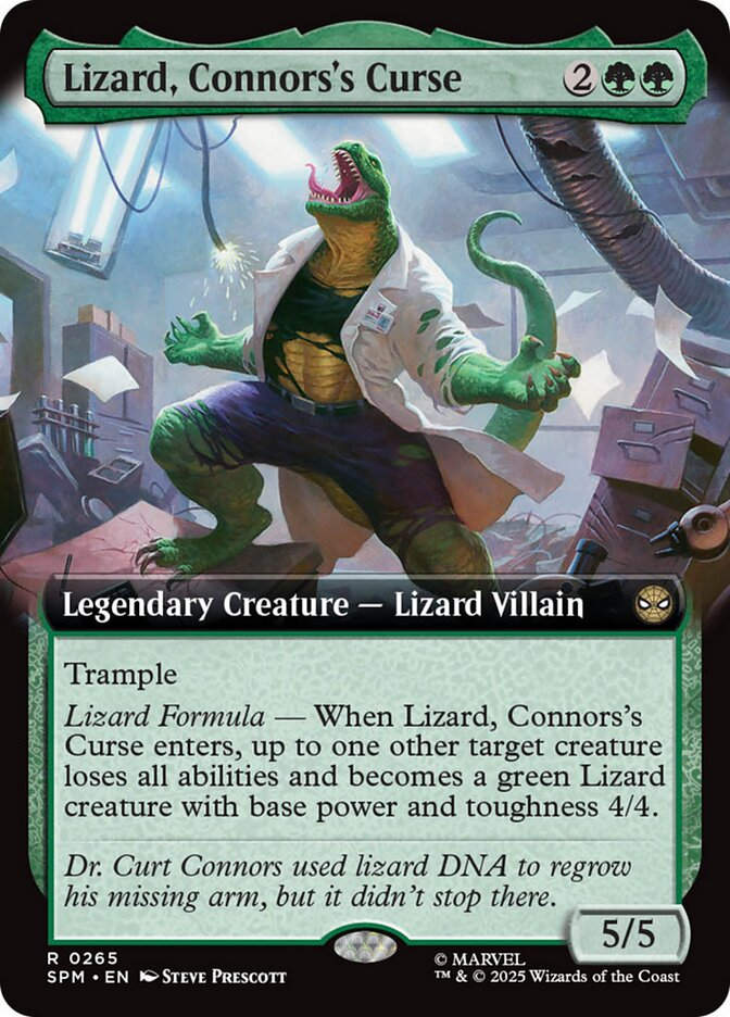 Lizard, Connors's Curse (SPM) (265) / Extended Art