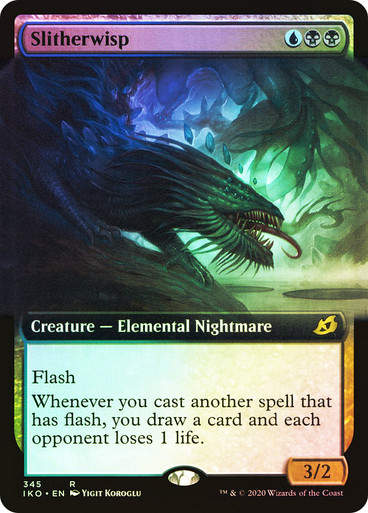 Slitherwisp (IKO) (345) / Extended Art / Foil