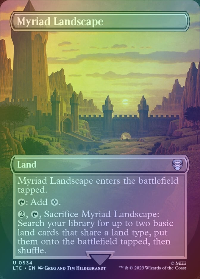 Myriad Landscape (LTC) (534) / Borderless / Foil