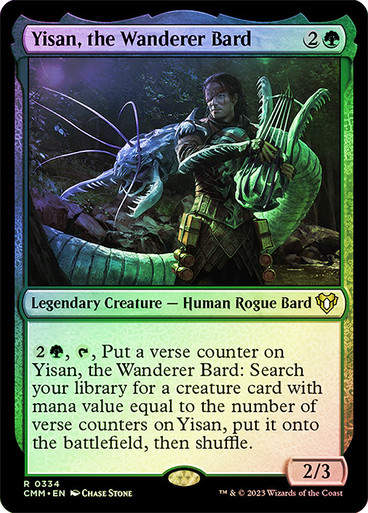 Yisan, the Wanderer Bard (cmm) / Foil