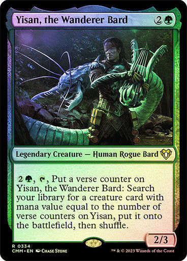 Yisan, the Wanderer Bard (cmm) / Foil