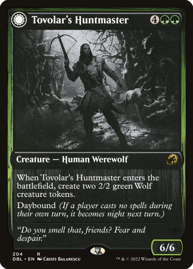 Tovolar's Huntmaster // Tovolar's Packleader (DBL) (204)