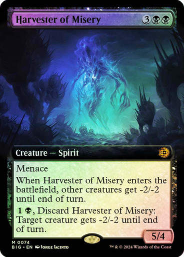 Harvester of Misery (BIG) (74) / Extended Art / Foil