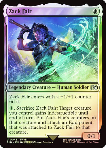 Zack Fair (FIN) (45) / Foil