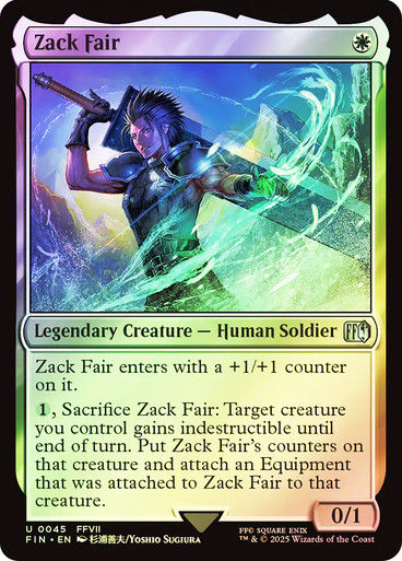 Zack Fair (FIN) (45) / Foil