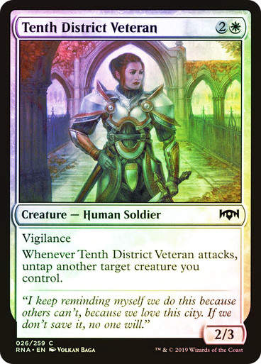 Tenth District Veteran (RNA) (26) / Foil