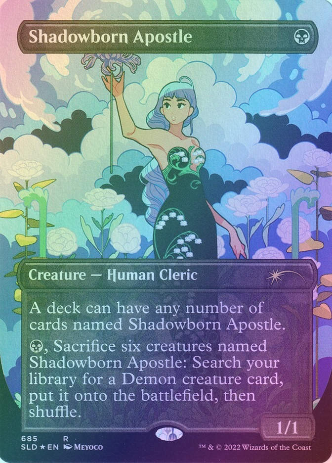 Shadowborn Apostle (SLD) (685) / Borderless / Foil