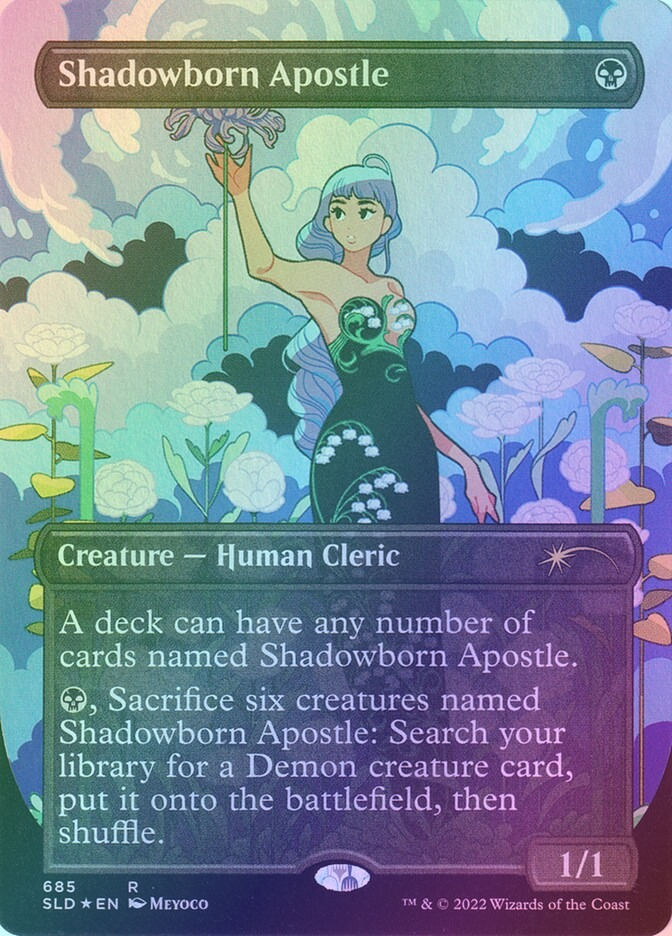 Shadowborn Apostle (SLD) (685) / Borderless / Foil