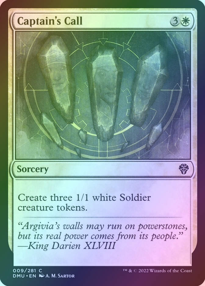 Captain's Call (DMU) (9) / Foil