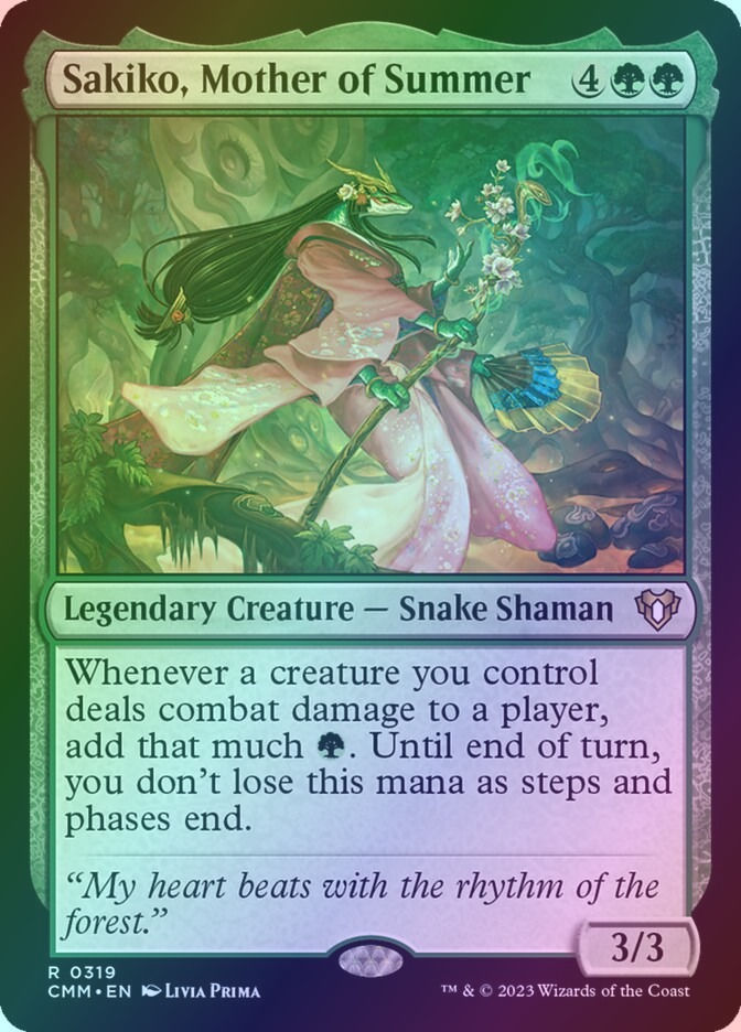 Sakiko, Mother of Summer (CMM) (319) / Foil