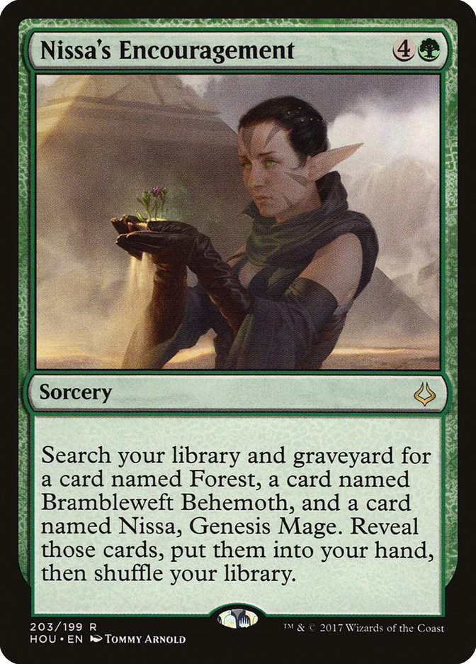 Nissa's Encouragement (HOU) (203)