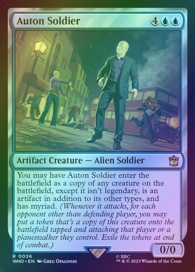 Auton Soldier (WHO) (36) / Foil