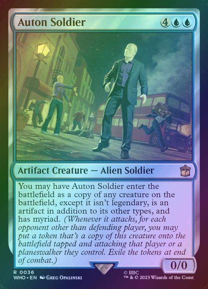 Auton Soldier (WHO) (36) / Foil