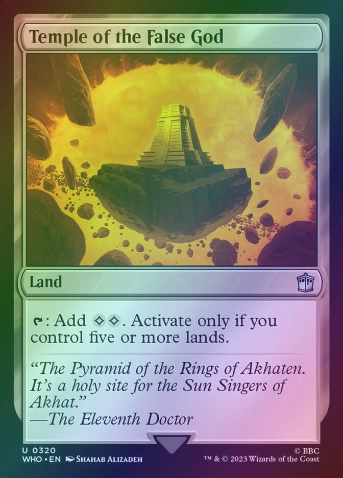 Temple of the False God (WHO) (320) / Foil