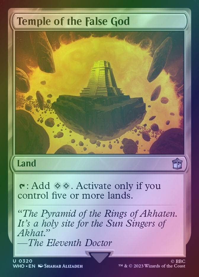 Temple of the False God (WHO) (320) / Foil