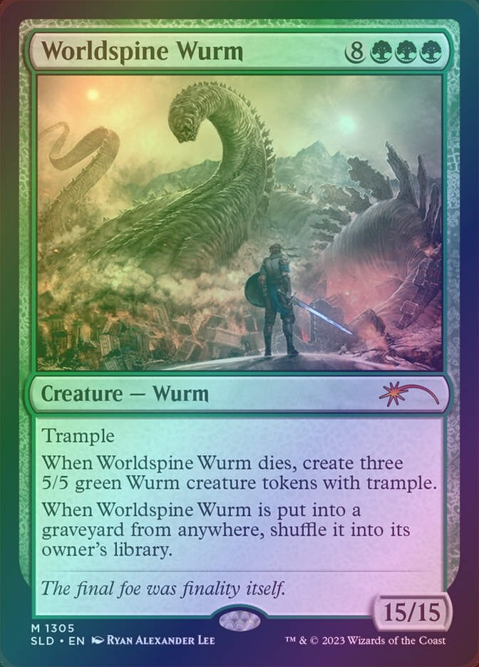 Worldspine Wurm (SLD) (1305) / Foil