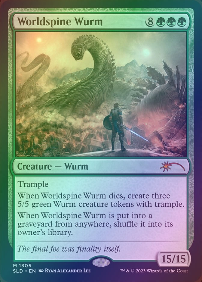 Worldspine Wurm (SLD) (1305) / Foil