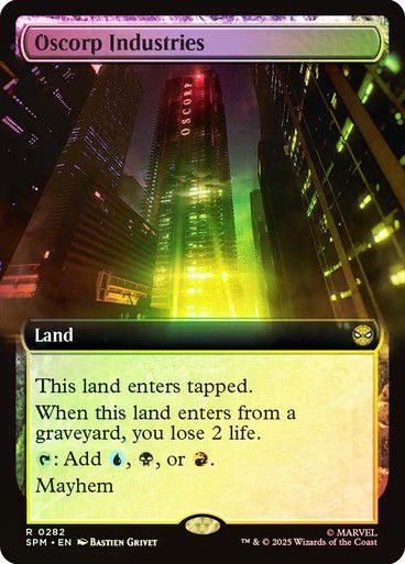 Oscorp Industries (SPM) (282) / Extended Art / Foil