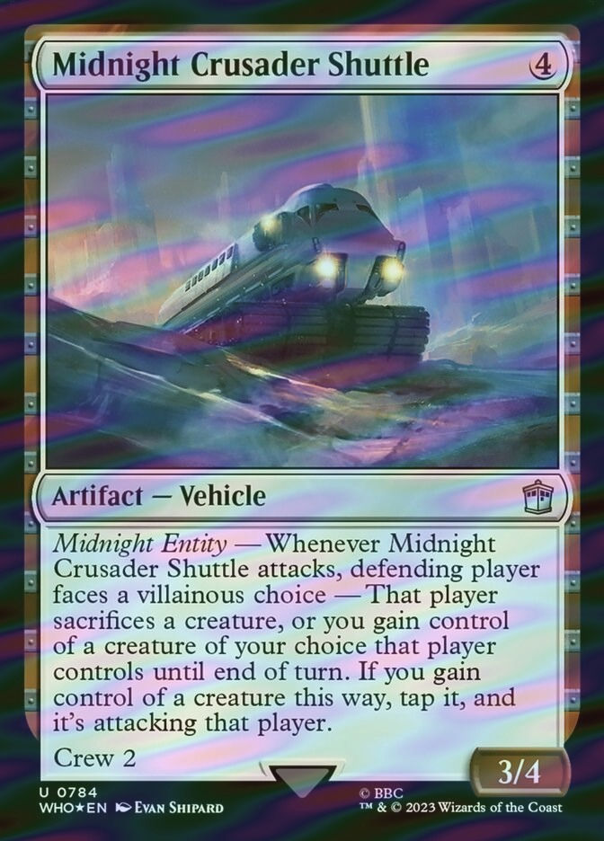 Midnight Crusader Shuttle (WHO) (784) / Surge Foil