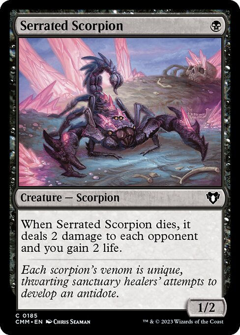 Serrated Scorpion (cmm)