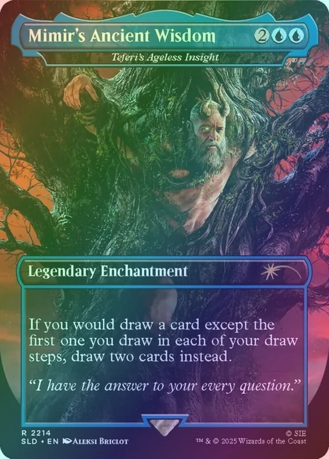 Teferi's Ageless Insight // Teferi's Ageless Insight (SLD) (2214) / Foil — cara 1 de 2