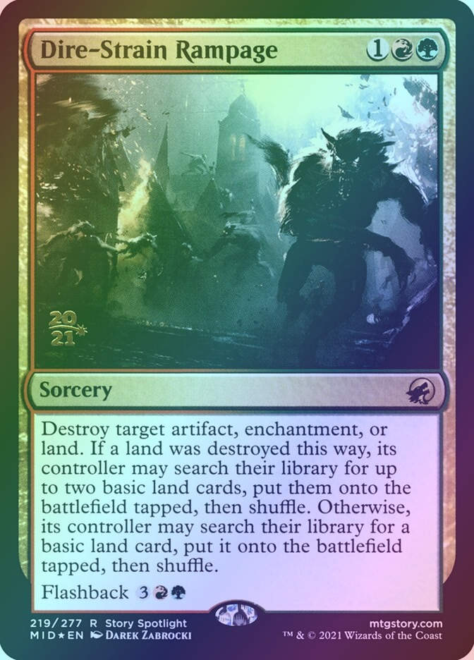 Dire-Strain Rampage (PMID) (219s) / Foil