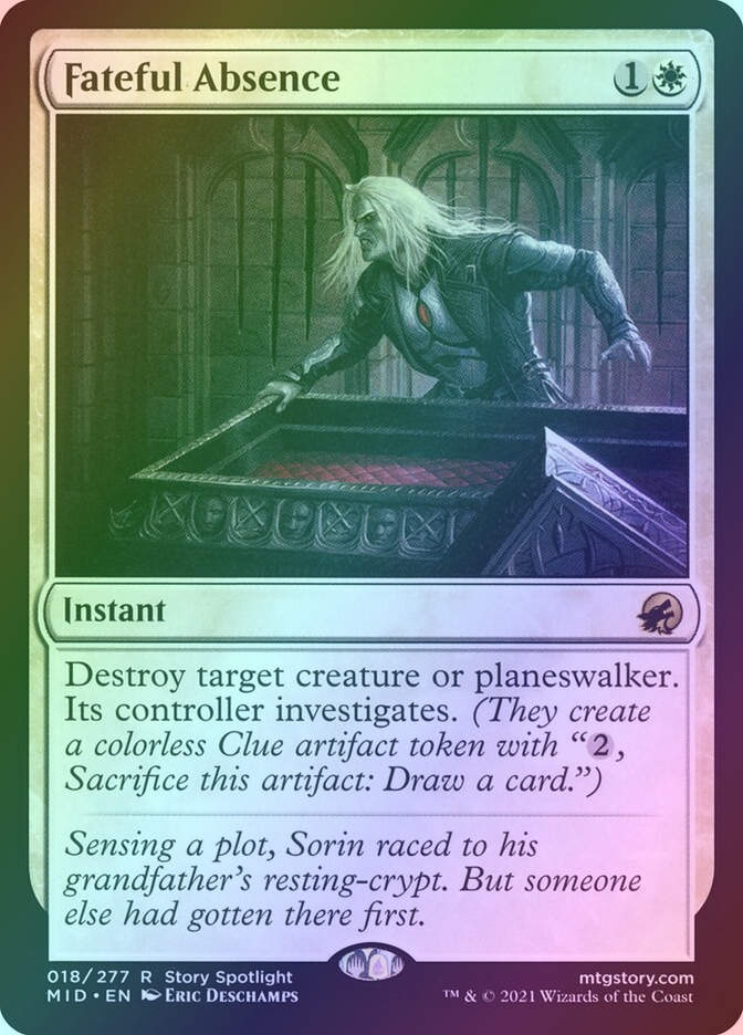 Fateful Absence (MID) (18) / Foil