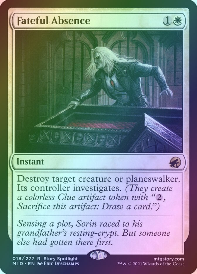 Fateful Absence (MID) (18) / Foil